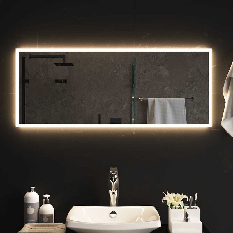 Vidaxl badkamerspiegel led 100x40 cm