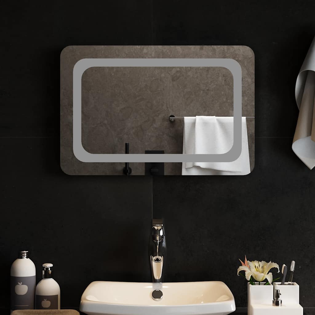 Vidaxl badkamerspiegel led 60x40 cm