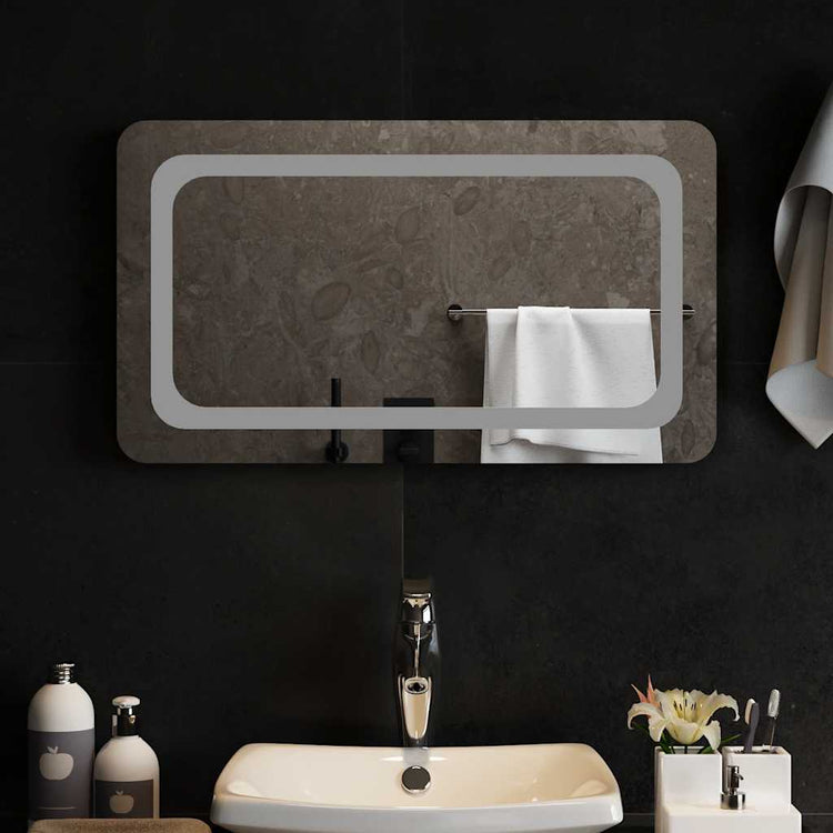 Vidaxl badkamerspiegel led 70x40 cm
