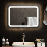 Vidaxl badkamerspiegel led 70x50 cm - afbeelding 1