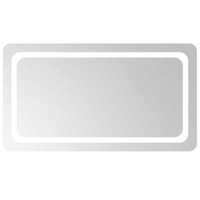Vidaxl badkamerspiegel led 90x50 cm
