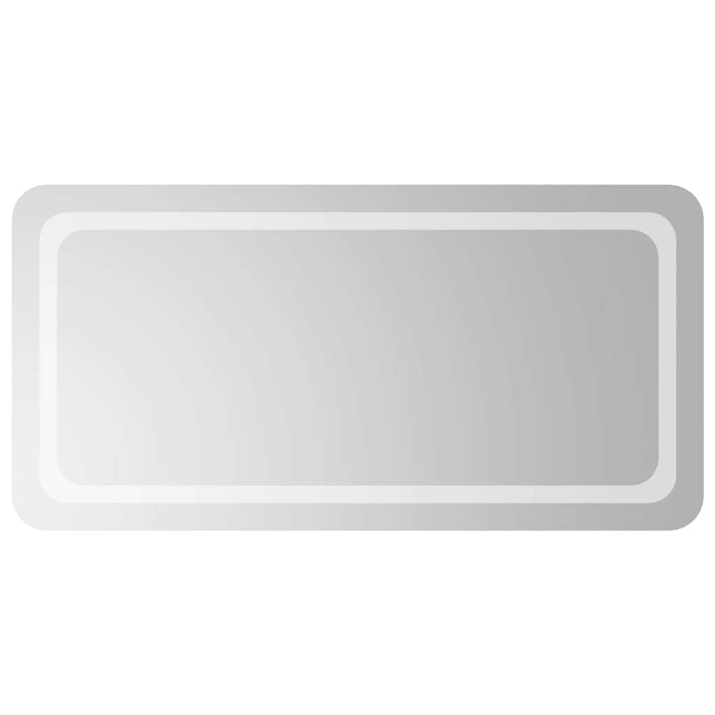 Vidaxl badkamerspiegel led 100x50 cm