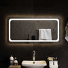Vidaxl badkamerspiegel led 100x50 cm