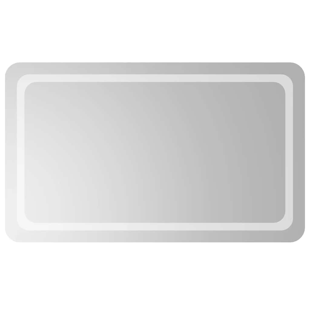 Vidaxl badkamerspiegel led 100x60 cm