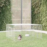 Vidaxl konijnenkooi 110x110x55 cm gegalvaniseerd ijzer - afbeelding 1