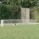 Vidaxl konijnenkooi met 3 panelen 325x109x54 cm gegalvaniseerd ijzer