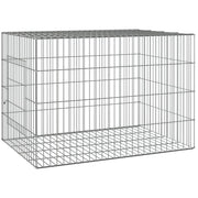 Vidaxl konijnenkooi 78x54x54 cm gegalvaniseerd ijzer - afbeelding 2