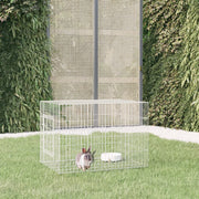 Vidaxl konijnenkooi 78x54x54 cm gegalvaniseerd ijzer - afbeelding 1