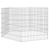 Vidaxl dierenverblijf 6 panelen 54x60 cm gegalvaniseerd ijzer - afbeelding 3