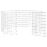 Vidaxl dierenverblijf 10 panelen 54x80 cm gegalvaniseerd ijzer - afbeelding 3