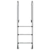 Vidaxl zwembadladder 54x38x158 cm 304 roestvrijstaal