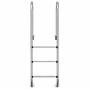 Vidaxl zwembadladder 54x38x158 cm 304 roestvrijstaal - afbeelding 3