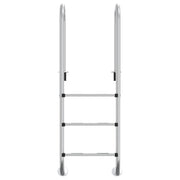 Vidaxl zwembadladder 54x38x158 cm 304 roestvrijstaal - afbeelding 3