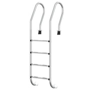 VidaXL Zwembadladder 54x38x184,5 cm 304 roestvrij staal - afbeelding 2