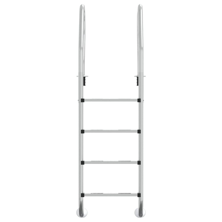 VidaXL Zwembadladder 54x38x184,5 cm 304 roestvrij staal