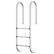 Vidaxl zwembadladder 54x38x158 cm 304 roestvrijstaal - afbeelding 2