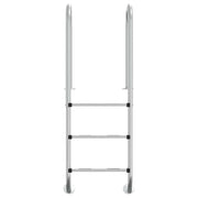 Vidaxl zwembadladder 54x38x158 cm 304 roestvrijstaal - afbeelding 3