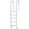 Vidaxl zwembadladder 54x38x211 cm 304 roestvrij staal