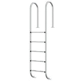 Vidaxl zwembadladder 54x38x211 cm 304 roestvrij staal - afbeelding 2
