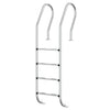 VidaXL Zwembadladder 54x38x184,5 cm 304 roestvrij staal