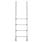 VidaXL Zwembadladder 54x38x184,5 cm 304 roestvrij staal - afbeelding 3
