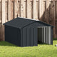 Vidaxl hondenhok 116,5x153x81,5 cm gegalvaniseerd staal antracietkleur