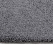 VidaXL Vloerkleed wasbaar korte pool anti-slip 120x170 cm antraciet - afbeelding 2