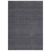 Vidaxl vloerkleed wasbaar korte pool anti-slip 160x230 cm antraciet - afbeelding 2