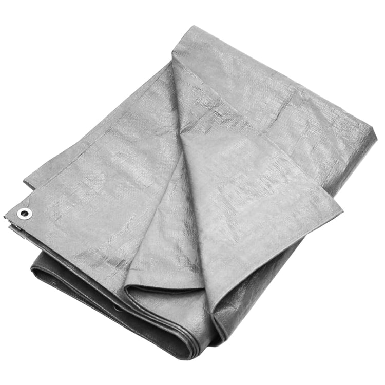 Vidaxl dekzeil 180 g m² 6x6 m hdpe grijs