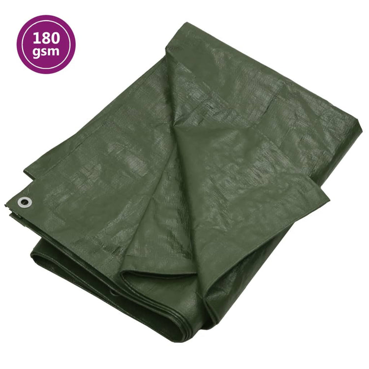 Vidaxl dekzeil 180 g m² 3x5 m hdpe groen