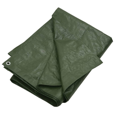 Vidaxl dekzeil 180 g m² 6x8 m hdpe groen