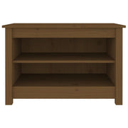 Vidaxl schoenenkast 70x38x45,5 cm massief grenenhout honingbruin - afbeelding 3