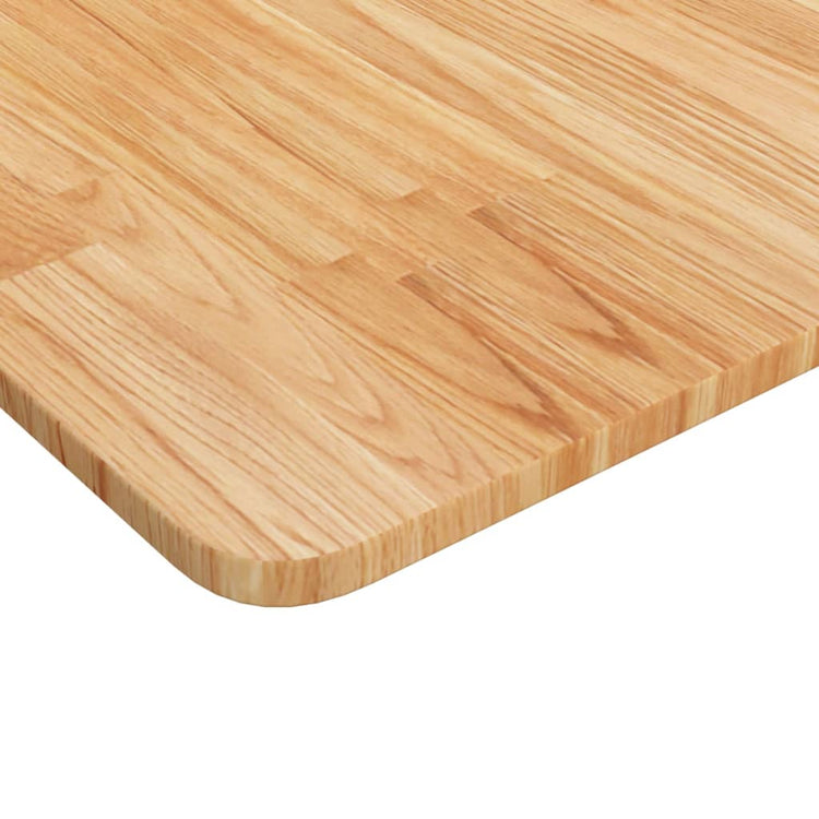 Vidaxl wastafelblad 80x40x1,5cm behandeld massief hout lichtbruin
