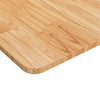 Vidaxl wastafelblad 60x40x1,5cm behandeld massief hout lichtbruin