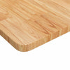 Vidaxl wastafelblad 100x50x2,5cm behandeld massief hout lichtbruin