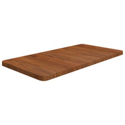 Vidaxl wastafelblad 80x40x2,5cm behandeld massief hout donkerbruin - afbeelding 1