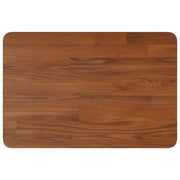 Vidaxl wastafelblad 60x40x2,5cm behandeld massief hout donkerbruin - afbeelding 2