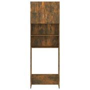 Vidaxl wasmachinekast 64x25,5x190 cm gerookt eikenkleurig - afbeelding 3