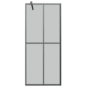 Vidaxl inloopdouchescherm 90x195 cm donker gehard glas - afbeelding 3