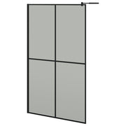 VidaXL Inloopdouchescherm 118x190 cm donker gehard glas - afbeelding 2