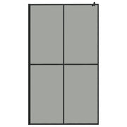 VidaXL Inloopdouchescherm 118x190 cm donker gehard glas - afbeelding 3