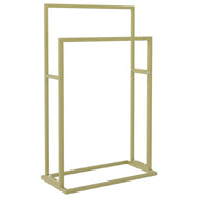 Vidaxl handdoekenrek vrijstaand 48x24x78,5 cm ijzer goudkleurig - afbeelding 2