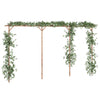 Vidaxl pergola 385x40x205 cm bamboe