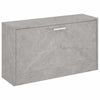 Vidaxl schoenenbank 80x24x45 cm bewerkt hout betongrijs