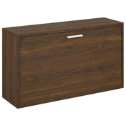 Vidaxl schoenenbank 80x24x45 cm bewerkt hout bruin eikenkleur - afbeelding 2