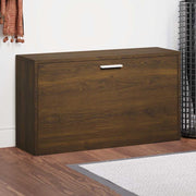 Vidaxl schoenenbank 80x24x45 cm bewerkt hout bruin eikenkleur - afbeelding 1