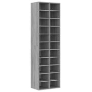 VidaXL Schoenenkast 54x34x183 cm bewerkt hout grijs sonoma eikenkleur - afbeelding 2