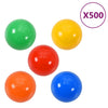 Vidaxl speelballen 500 st meerkleurig