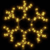 Vidaxl kerstfiguur sneeuwvlok met 72 warmwitte led's 38x37 cm