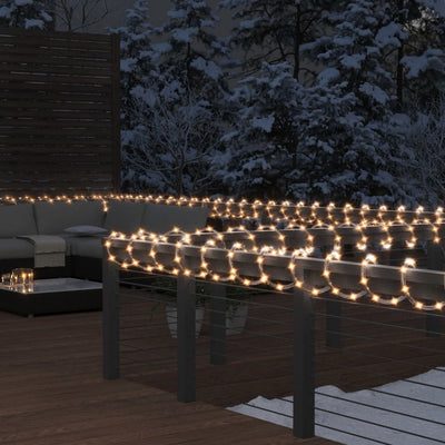 Vidaxl lichtslinger met 120 led's warmwit 5 m pvc